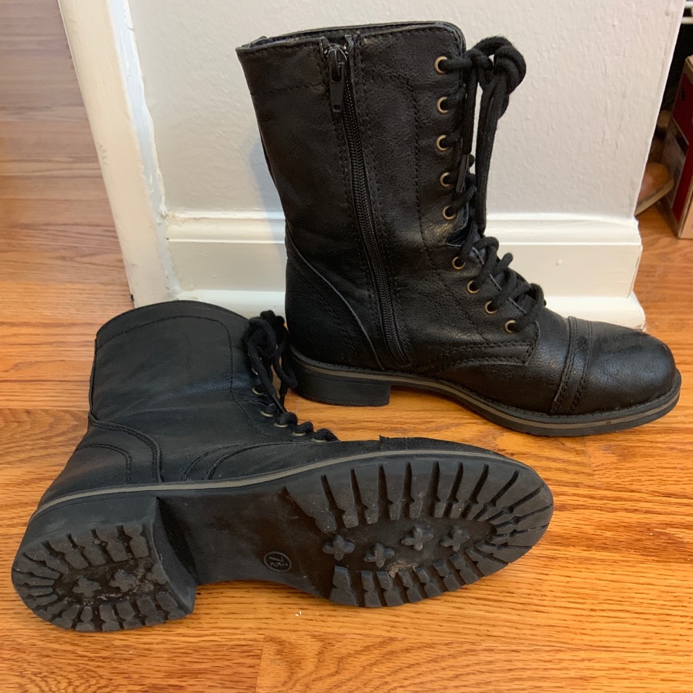 Black Combat Boots
